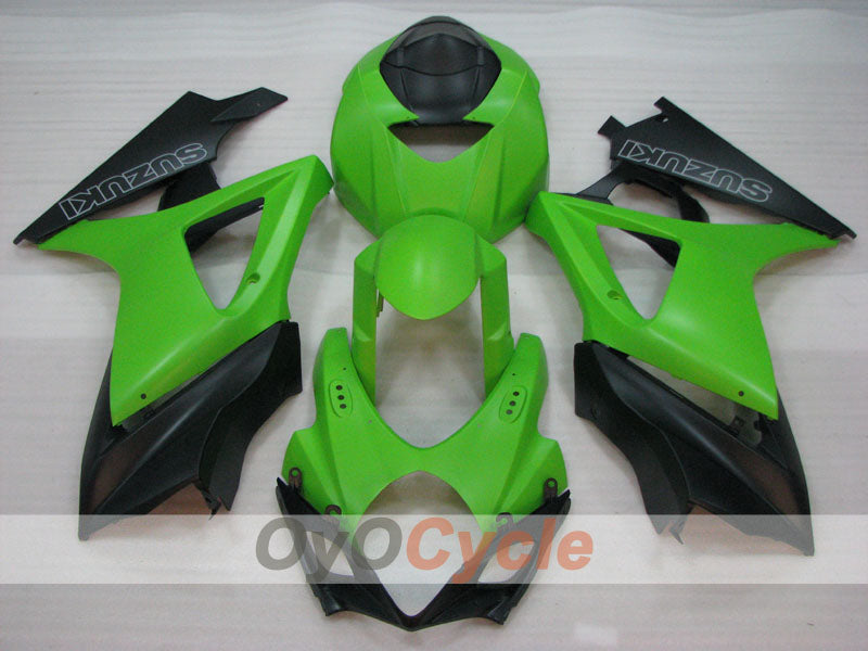 Kit de carénage à injection pour GSX R1000 07-08 - Vert, Noir, Mat - Style usine #OYO87905529 Image secondaire du produit