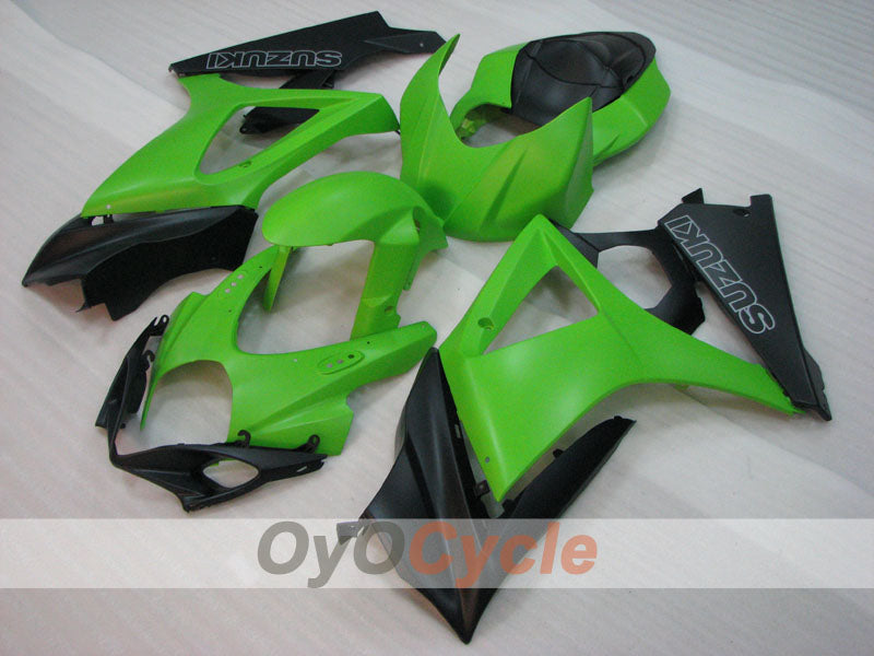 Kit de carénage à injection pour GSX R1000 07-08 - Vert, Noir, Mat - Style usine #OYO87905529