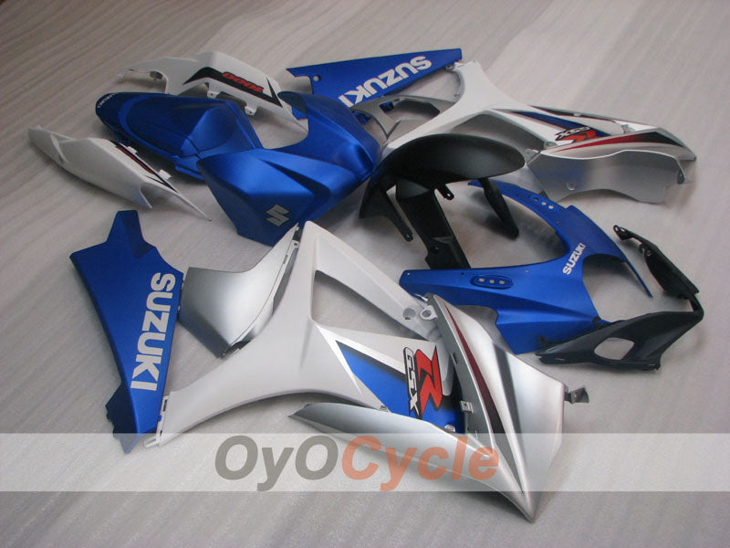 Kit de carénage à injection pour GSX R1000 07-08 - Bleu, Blanc - Style usine #OYO87905530