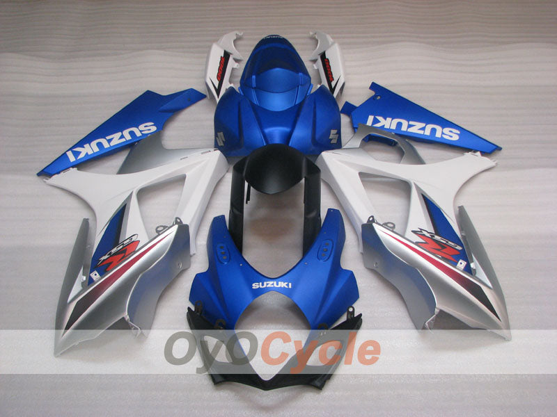 Kit de carénage à injection pour GSX R1000 07-08 - Bleu, Blanc - Style usine #OYO87905530