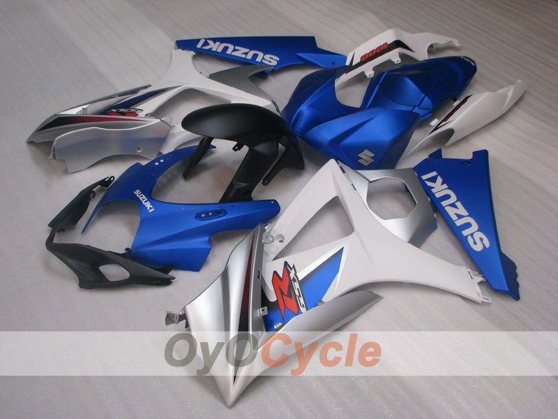 Kit de carénage à injection pour GSX R1000 07-08 - Bleu, Blanc - Style usine #OYO87905530