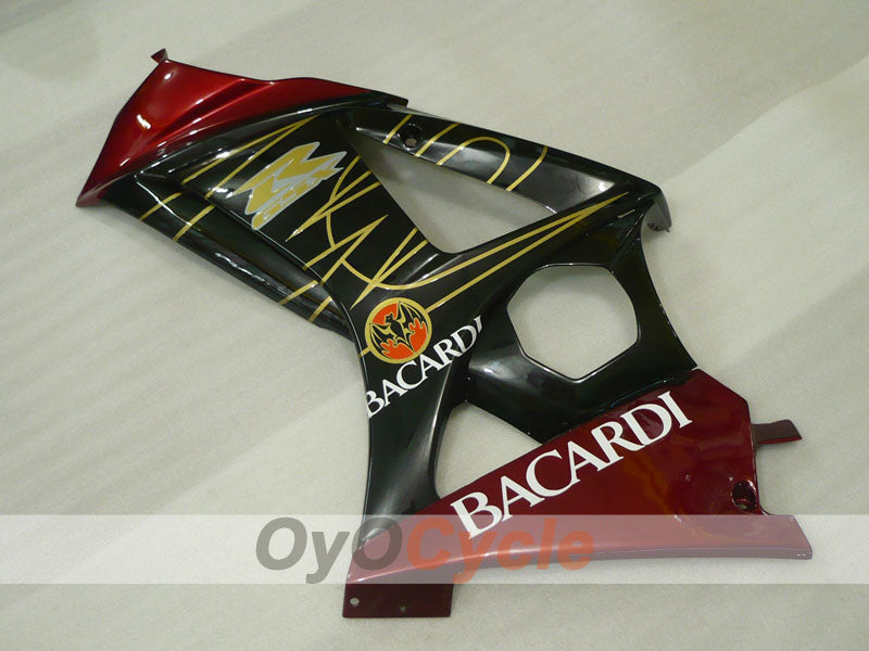 Kit de carénage à injection pour GSX R1000 07-08 - Rouge, Noir - BACARDI #OYO87905531