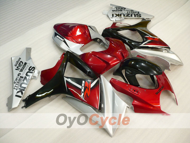 Kit de carénage à injection pour GSX R1000 07-08 - Rouge, Noir, Gris - MOTUL #OYO87905532 Image principale du produit
