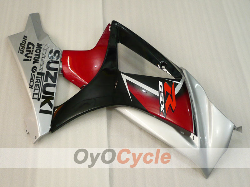 Kit de carénage à injection pour GSX R1000 07-08 - Rouge, Noir, Gris - MOTUL #OYO87905532