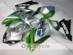 Kit de carénage à injection pour GSX R1000 07-08 - Vert, Argent - Style usine #OYO87905533