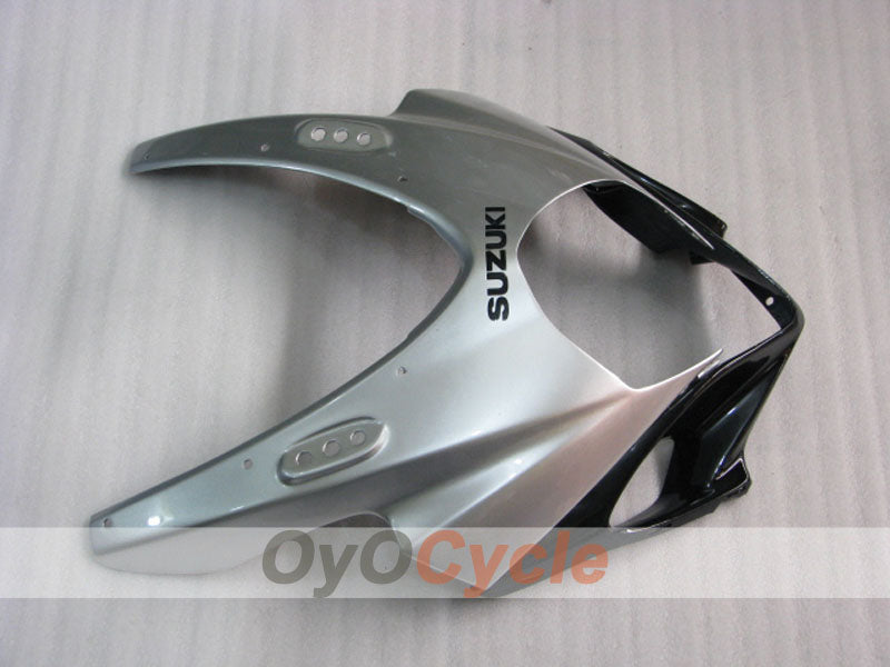 Kit de carénage à injection pour GSX R1000 07-08 - Vert, Argent - Style usine #OYO87905533