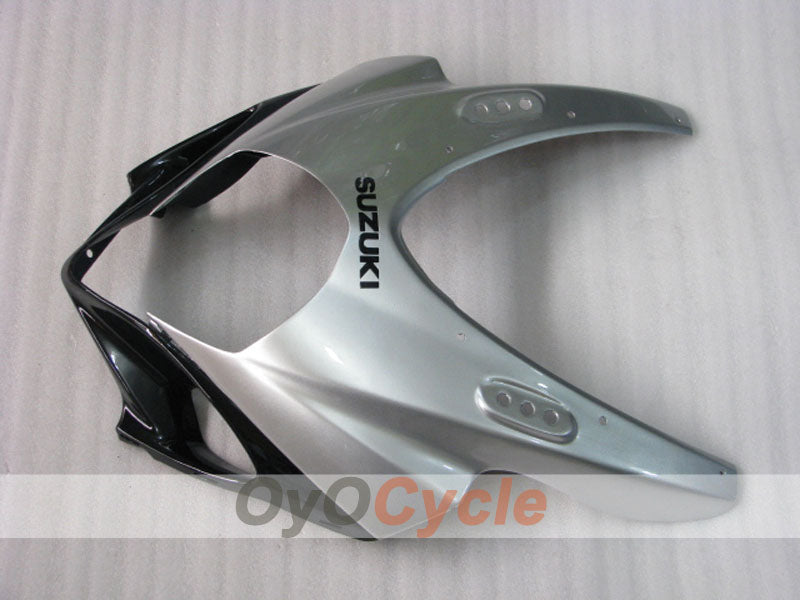 Kit de carénage à injection pour GSX R1000 07-08 - Vert, Argent - Style usine #OYO87905533