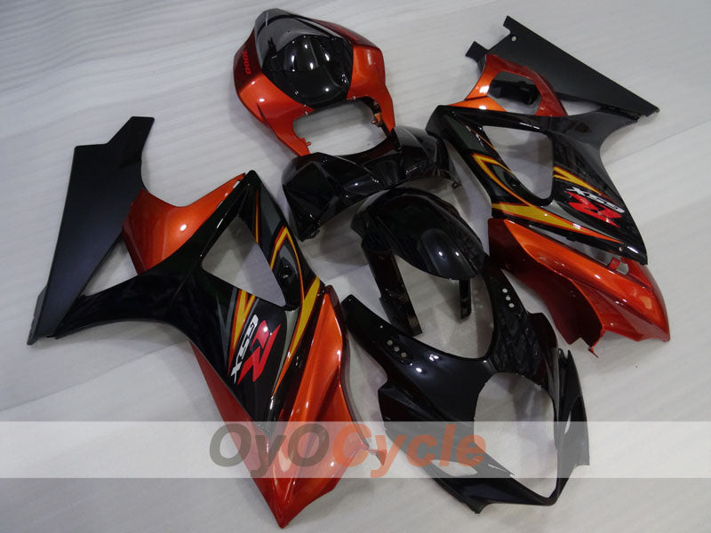 Kit de carénage à injection pour GSX R1000 07-08 - Orange, Noir - Style usine #OYO87905535 Image principale du produit