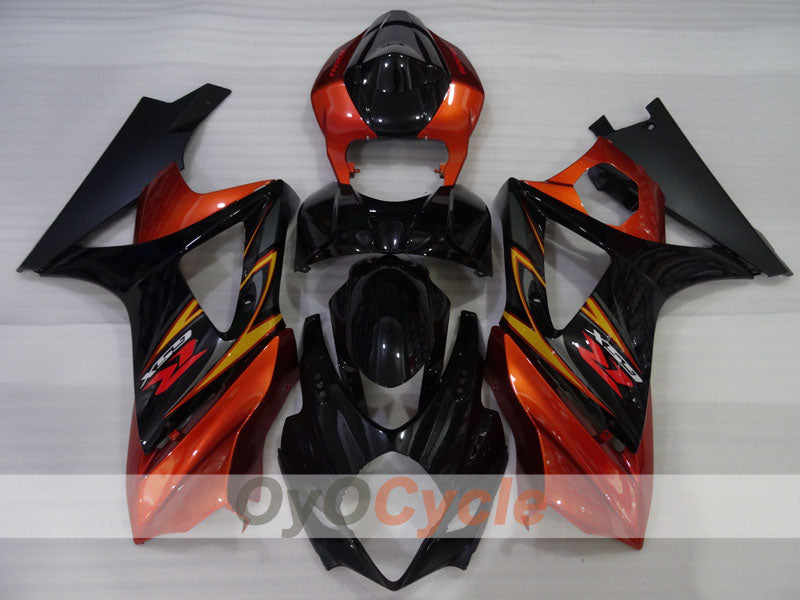 Kit de carénage à injection pour GSX R1000 07-08 - Orange, Noir - Style usine #OYO87905535 Image secondaire du produit
