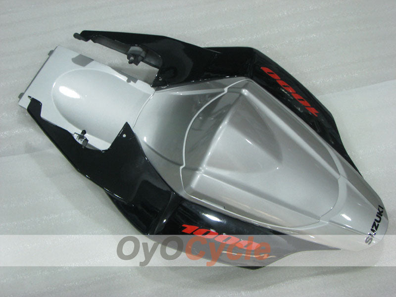 Kit de carénage à injection pour GSX R1000 07-08 - Noir, Argent - Style usine #OYO87905537