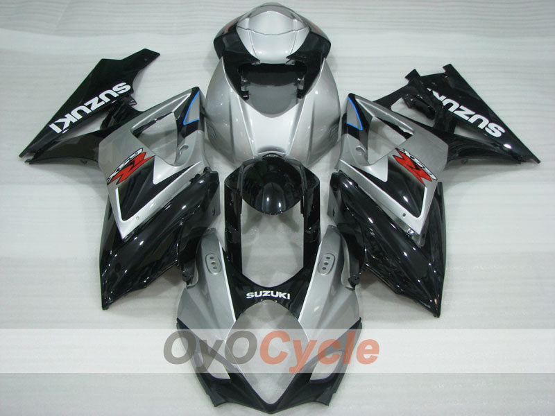Kit de carénage à injection pour GSX R1000 07-08 - Noir, Argent - Style usine #OYO87905537 Image secondaire du produit