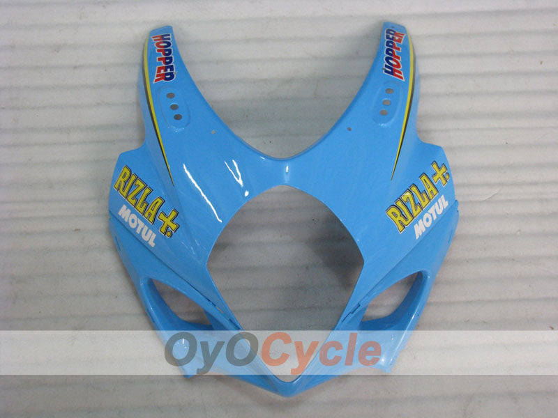 Kit de carénages injectés pour GSX R1000 07-08 - Bleu, noir - Rizla+ #OYO87905541