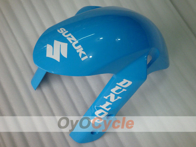 Kit de carénages injectés pour GSX R1000 07-08 - Bleu, noir - DUNLOP, Rizla+ #OYO87905542