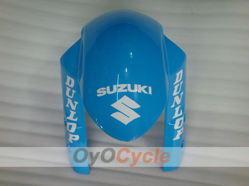 Kit de carénages injectés pour GSX R1000 07-08 - Bleu, noir - DUNLOP, Rizla+ #OYO87905542