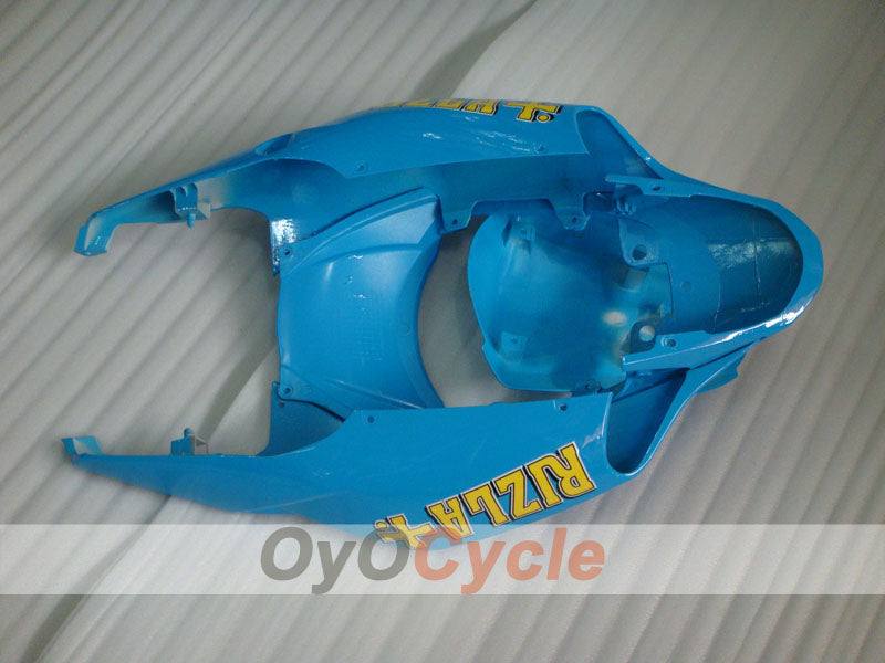 Kit de carénages injectés pour GSX R1000 07-08 - Bleu, noir - DUNLOP, Rizla+ #OYO87905542