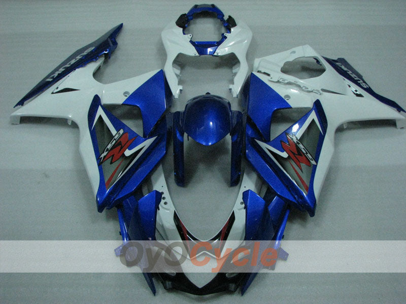 Kit de carénages injectés pour GSX R1000 09-16 - Bleu, blanc - Style d'usine #OYO87905544