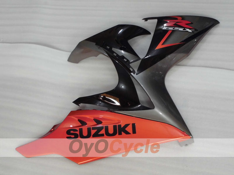Kit de carénages injectés pour GSX R1000 09-16 - Orange, noir - Style d'usine #OYO87905545