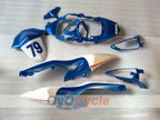 Kit de carénages injectés pour GSX R1000 09-16 - Bleu, blanc - PIRELLI #OYO87905547
