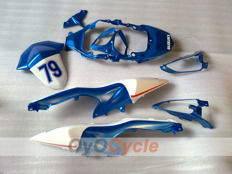 Kit de carénages injectés pour GSX R1000 09-16 - Bleu, blanc - PIRELLI #OYO87905547