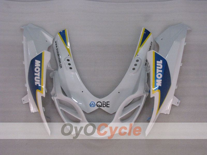 Kit de carénages injectés pour GSX R1000 09-16 - Bleu, blanc - DUNLOP, MOTUL #OYO87905548