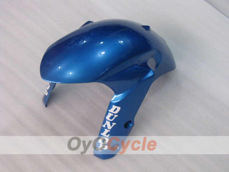 Kit de carénages injectés pour GSX R1000 09-16 - Bleu, blanc - DUNLOP, MOTUL #OYO87905548