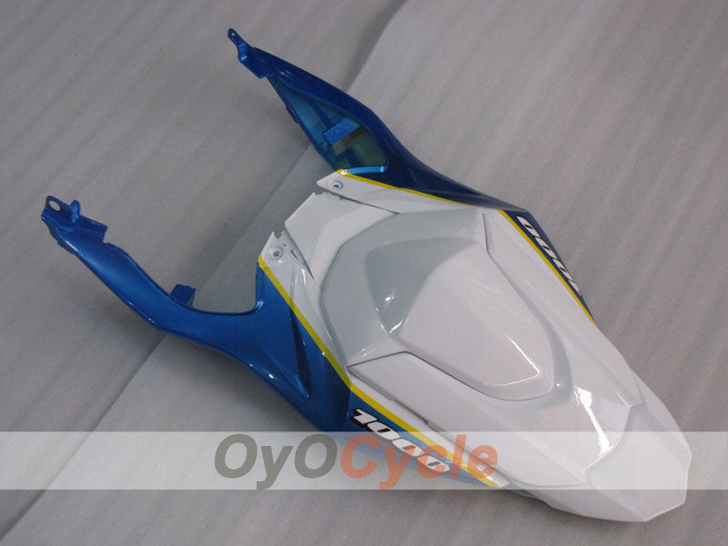 Kit de carénages injectés pour GSX R1000 09-16 - Bleu, blanc - DUNLOP, MOTUL #OYO87905548
