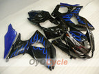 Kit de carénages injectés pour GSX R1000 09-16 - Noir - Flamme #OYO87905549