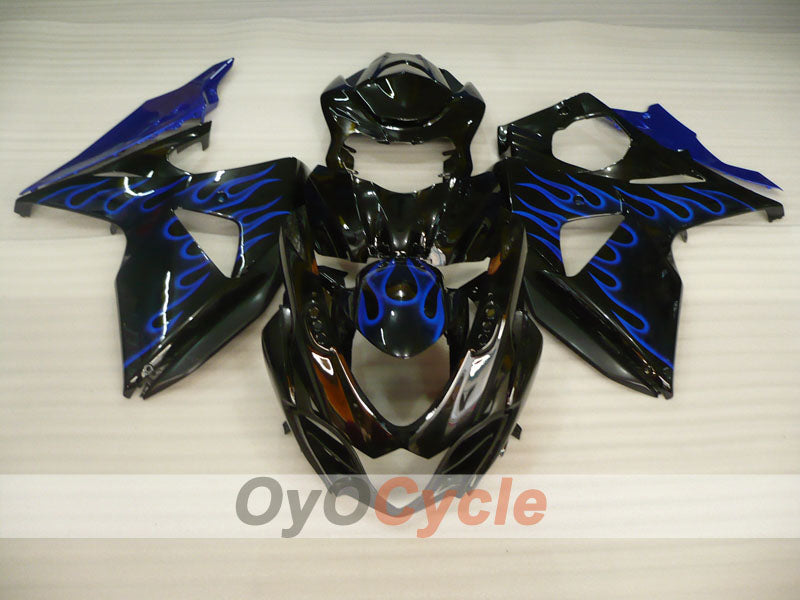 Kit de carénages injectés pour GSX R1000 09-16 - Noir - Flamme #OYO87905549 Image secondaire du produit
