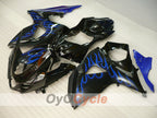 Kit de carénages injectés pour GSX R1000 09-16 - Noir - Flamme #OYO87905549