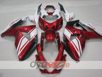 Kit de carénages injectés pour GSX R1000 09-16 - Rouge, blanc - Style d'usine #OYO87905552