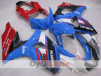 Kit de carénages à injection pour GSX R1000 09-16 - Rouge, bleu, noir - DUNLOP #OYO87905554