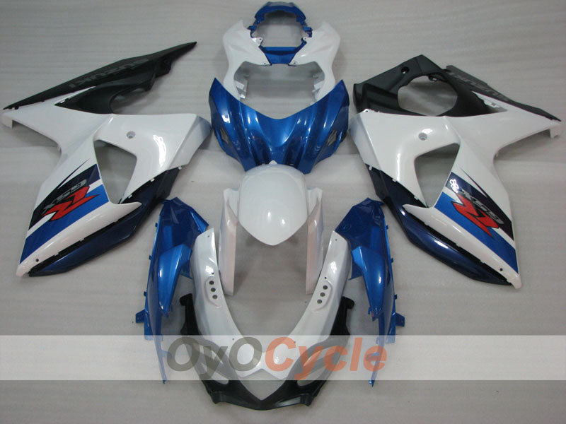 Kit de carénages à injection pour GSX R1000 09-16 - Bleu, blanc - Style d'origine #OYO87905556