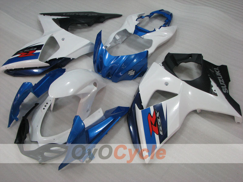 Kit de carénages à injection pour GSX R1000 09-16 - Bleu, blanc - Style d'origine #OYO87905556