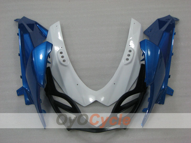 Kit de carénages à injection pour GSX R1000 09-16 - Bleu, blanc - Style d'origine #OYO87905556