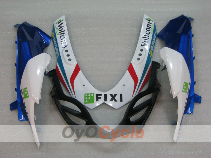 Kit de carénages à injection pour GSX R1000 09-16 - Bleu, blanc - FIXI #OYO87905559
