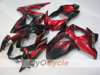 Kit de carénages à injection pour GSX R1000 09-16 - Rouge, noir - Style d'origine #OYO87905560