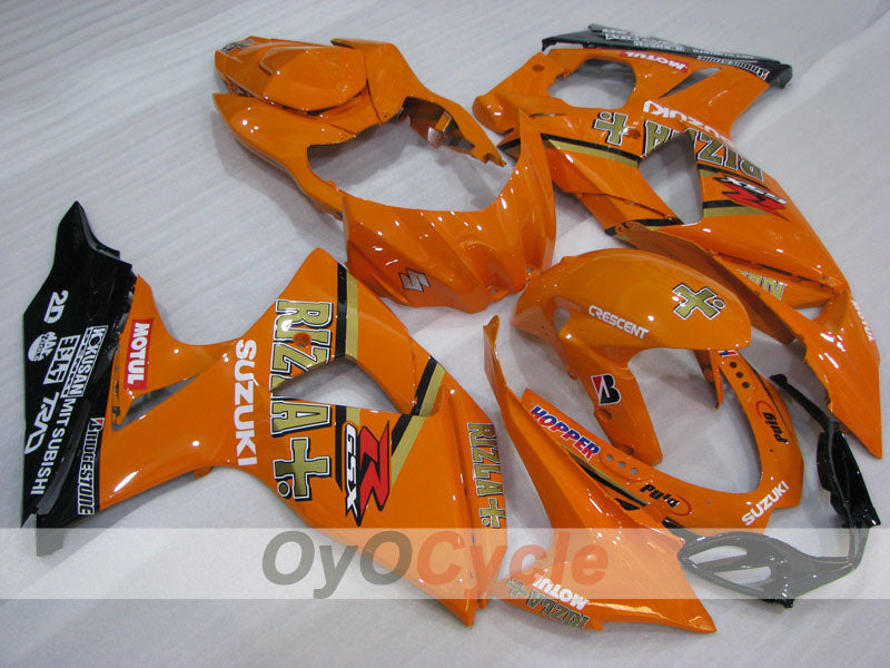 Kit de carénages à injection pour GSX R1000 09-16 - Orange - Rizla+ #OYO87905561