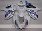 Kit de carénages à injection pour GSX R1000 09-16 - Bleu, blanc, noir - Style d'origine #OYO87905564
