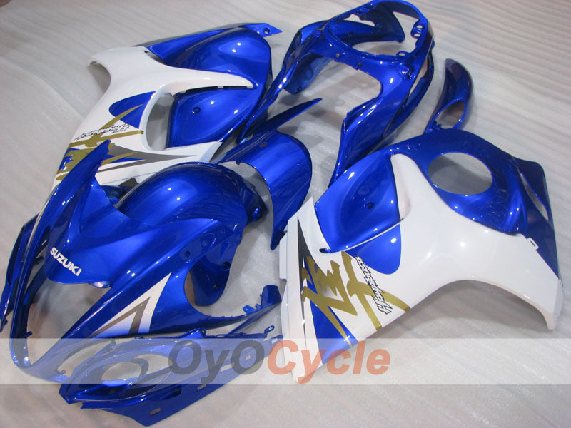 Kit de carénage à injection pour GSXR1300 Hayabusa 08-20 - Bleu, Blanc - Style d'origine #OYO87905571 Image principale du produit