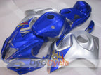 Kit de carénage à injection pour GSXR1300 Hayabusa 08-20 - Bleu, Argent - Style d'origine #OYO87905573