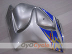 Kit de carénage à injection pour GSXR1300 Hayabusa 08-20 - Bleu, Argent - Style d'origine #OYO87905573