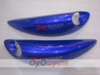 Kit de carénage à injection pour GSXR1300 Hayabusa 08-20 - Bleu, Argent - Style d'origine #OYO87905573