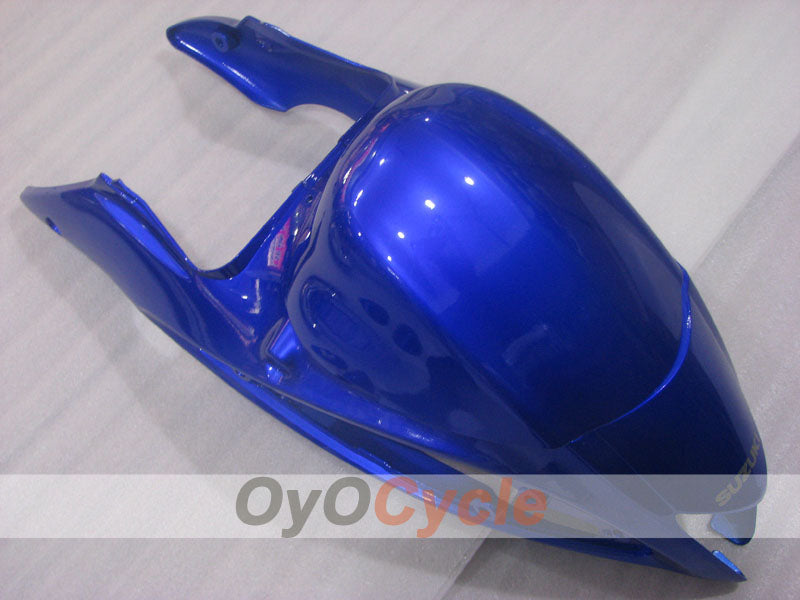 Kit de carénage à injection pour GSXR1300 Hayabusa 08-20 - Bleu, Argent - Style d'origine #OYO87905573