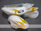 Kit de carénage à injection pour GSXR1300 Hayabusa 08-20 - Jaune, Blanc - Style d'origine, Personnalisable #OYO87905575