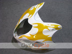 Kit de carénage à injection pour GSXR1300 Hayabusa 08-20 - Jaune, Blanc - Style d'origine, Personnalisable #OYO87905575