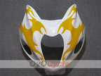 Kit de carénage à injection pour GSXR1300 Hayabusa 08-20 - Jaune, Blanc - Style d'origine, Personnalisable #OYO87905575