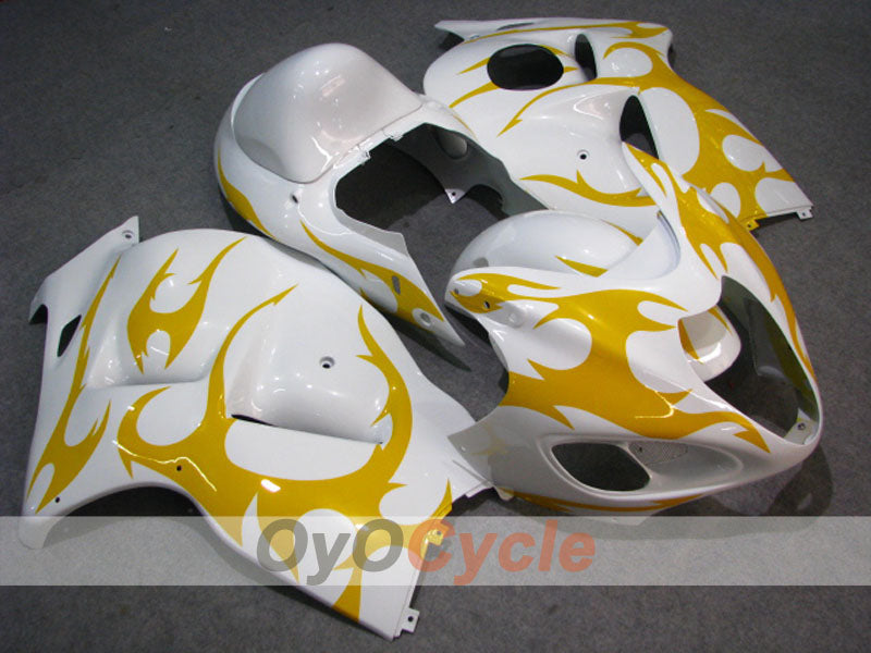 Kit de carénage à injection pour GSXR1300 Hayabusa 08-20 - Jaune, Blanc - Style d'origine, Personnalisable #OYO87905575 Image secondaire du produit