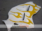 Kit de carénage à injection pour GSXR1300 Hayabusa 08-20 - Jaune, Blanc - Style d'origine, Personnalisable #OYO87905575