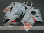 Kit de carénage à injection pour GSXR1300 Hayabusa 08-20 - Rouge, Blanc - Style d'origine #OYO87905577