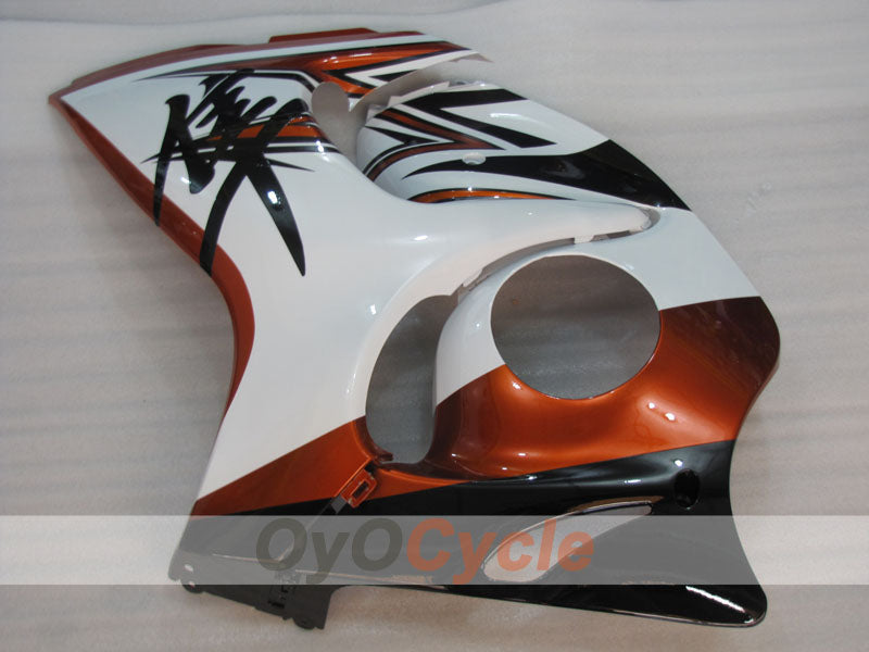 Kit de carénage à injection pour GSXR1300 Hayabusa 08-20 - Rouge, Blanc - Style d'origine #OYO87905578